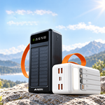 AEMAI PD202 white power bank with built-in AC plug and built-in charging cables - view 4