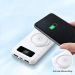 AEMAI PD29 black magnetic wireless power bank with digital display airline friendly