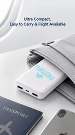 Portable power bank multi-port with AEMAI branding - detailed view 1