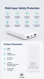 Portable power bank multi-port with AEMAI branding - detailed view 6