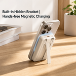 Portable power bank magnetic with AEMAI branding