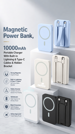 Portable power bank magnetic with AEMAI branding - detailed view 5