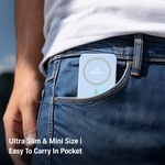Portable power bank magnetic with AEMAI branding - view 2