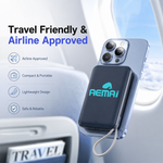 Portable power bank 10000mah with AEMAI branding