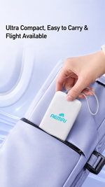 Portable power bank 10000mah with AEMAI branding - detailed view 1