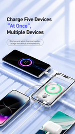Portable power bank 10000mah with AEMAI branding - detailed view 2