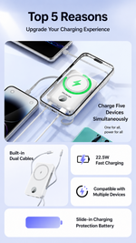 Portable power bank 10000mah with AEMAI branding - detailed view 4