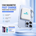 Portable power bank 10000mah with AEMAI branding - view 2
