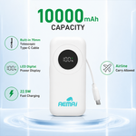 Portable power bank pocket-size with AEMAI branding - view 3