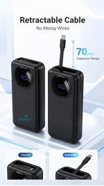 Portable power bank 20000mah with AEMAI branding - detailed view 2