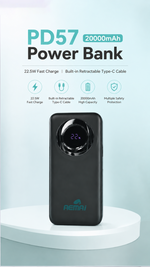 Portable power bank 20000mah with AEMAI branding - detailed view 5