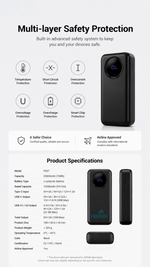 Portable power bank 20000mah with AEMAI branding - detailed view 6