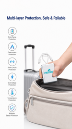 Portable power bank 10000mah with AEMAI branding - detailed view 1