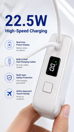 Portable power bank 10000mah with AEMAI branding - detailed view 3