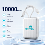 Portable power bank 10000mah with AEMAI branding - view 4
