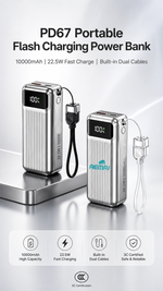 Portable power bank 10000mah with AEMAI branding - detailed view 6