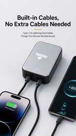 Portable power bank slim with AEMAI branding - detailed view 3