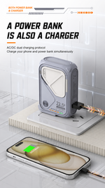 Portable power bank 10000mah with AEMAI branding - detailed view 1
