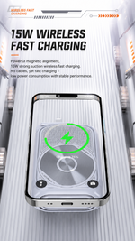 Portable power bank 10000mah with AEMAI branding - detailed view 3