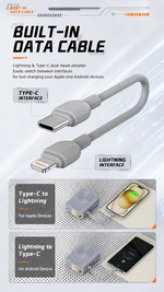 Portable power bank 10000mah with AEMAI branding - detailed view 6