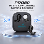 Wireless stereo earbuds with AEMAI branding - view 3
