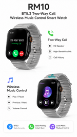 Health tracking smart watch with AEMAI branding - detailed view 2