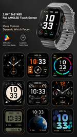 Health tracking smart watch with AEMAI branding - detailed view 3