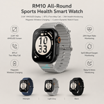 Health tracking smart watch with AEMAI branding - view 3