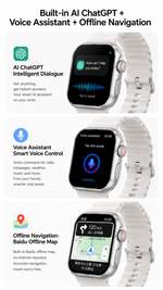 Health tracking smart watch with AEMAI branding - detailed view 4