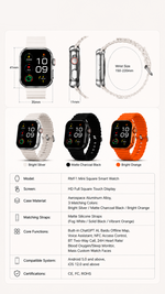 Health tracking smart watch with AEMAI branding - detailed view 6