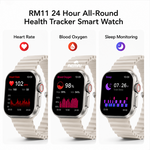 Health tracking smart watch with AEMAI branding - view 2