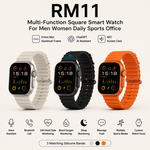 Health tracking smart watch with AEMAI branding - view 3