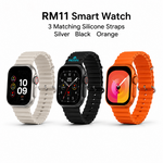 Health tracking smart watch with AEMAI branding - view 4