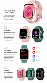 Health tracking smart watch with AEMAI branding - detailed view 4