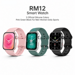 Health tracking smart watch with AEMAI branding - view 4