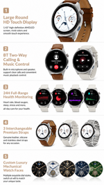 Health tracking smart watch with AEMAI branding - detailed view 4