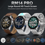 Health tracking smart watch with AEMAI branding - view 2