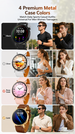 Health tracking smart watch with AEMAI branding - detailed view 1