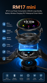 Health tracking smart watch with AEMAI branding - detailed view 2