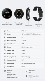 Health tracking smart watch with AEMAI branding - detailed view 6