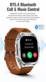 Health tracking smart watch with AEMAI branding - detailed view 2