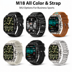 Health tracking smart watch with AEMAI branding - view 2