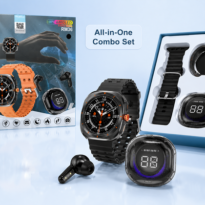 AEMAI RM36 Smart Watch + Mini Watch + Earbuds Gift Set