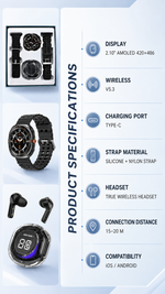 AEMAI RM36 smart watch set - view 7