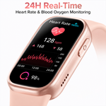 Health tracking smart watch with AEMAI branding
