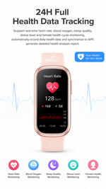 Health tracking smart watch with AEMAI branding - detailed view 2