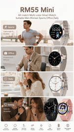 Health tracking smart watch with AEMAI branding - detailed view 1