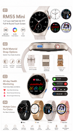Health tracking smart watch with AEMAI branding - detailed view 4