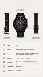 Health tracking smart watch with AEMAI branding - detailed view 6