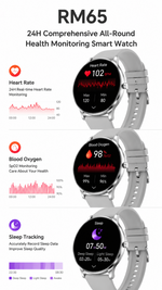 Health tracking smart watch with AEMAI branding - detailed view 2